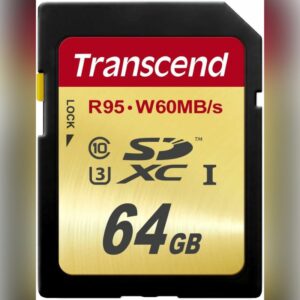 Tarjeta SDXC Transcend 64GB 60MB/S U3