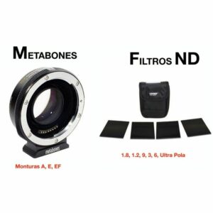 Kit Metabones y Filtros ND